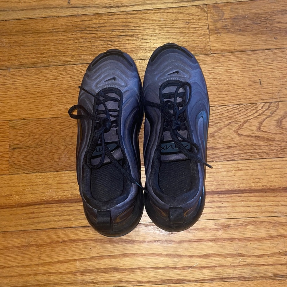 Little boys black sneakers